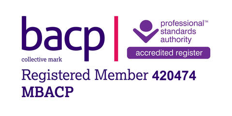 BACP Membership The BACP logo and Jaz' registered member number: MBACP 420474